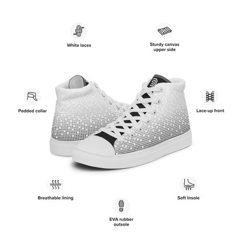 Men’s High-Top | Pixels (Black tongue)