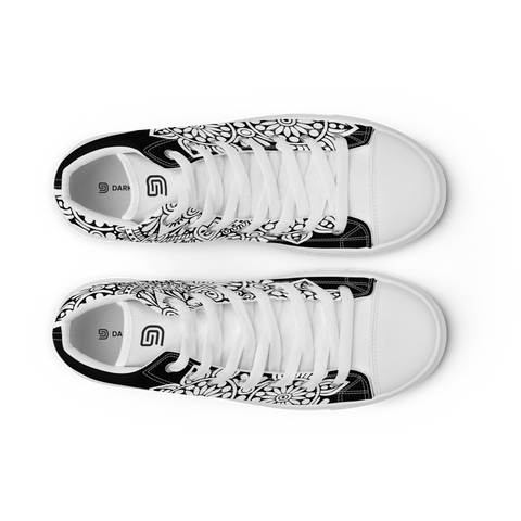 Women’s High top canvas shoes | Boho Mandala