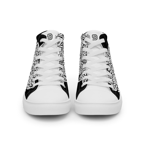 Women’s High top canvas shoes | Boho Mandala