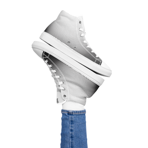 Women’s High-Top | Wavy Lines (White tongue)