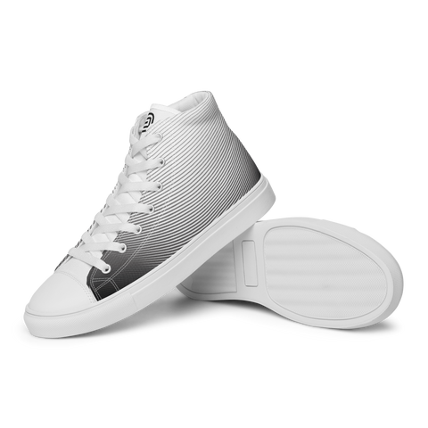 Women’s High-Top | Wavy Lines (White tongue)