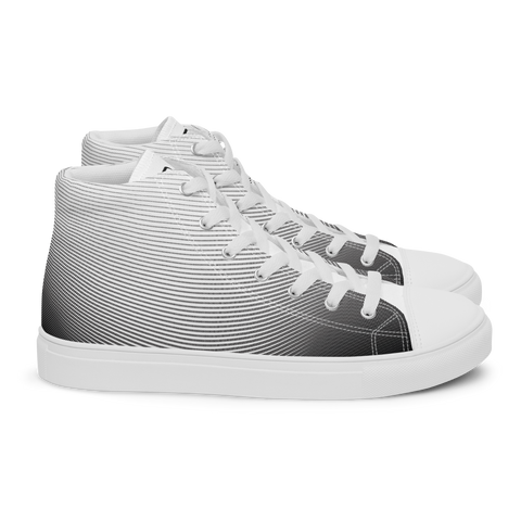 Women’s High-Top | Wavy Lines (White tongue)