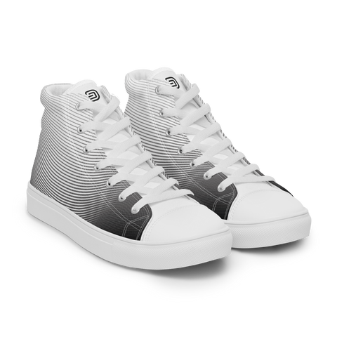 Women’s High-Top | Wavy Lines (White tongue)